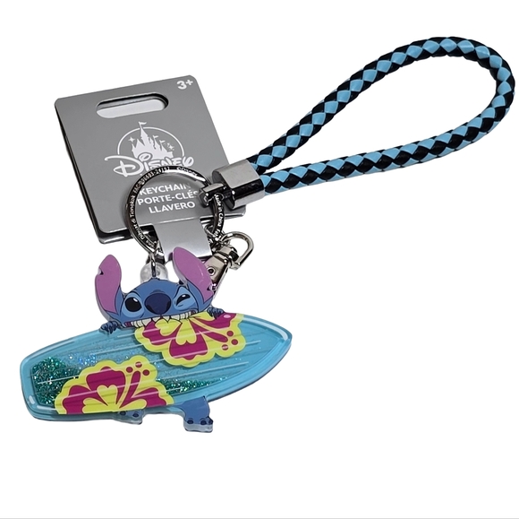 Disney Accessories - Disney Stitch Surfboard Wristlet Keychain Bag Charm NWT